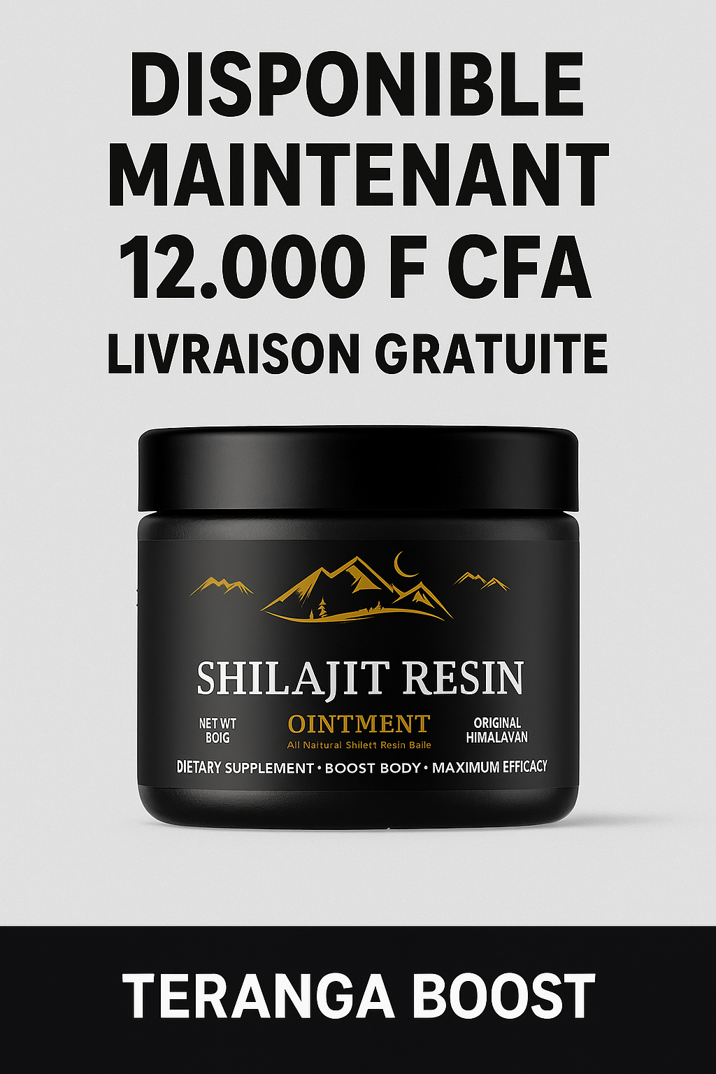 Shilajit Résine Himalaya – Énergie & Vitalité Naturelle